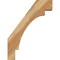 Ekena Millwork 4"W x 18"D x 24"H Merced Rough Sawn Knee Brace, Western Red Cedar BRC04X18X24MRC00RWR - alternate 4